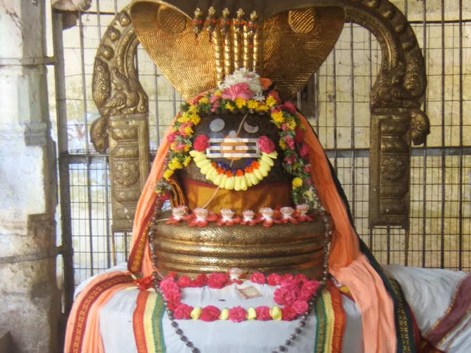 Siva_Lingam_at_Jambukesvara_temple_in_Srirangam