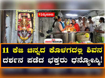 Trineshwara Temple: 11 ಕೆಜಿ ಚಿನ್ನದ ಕೊಳಗದಲ್ಲಿ ತ್ರಿನೇಶ್ವರನ ಕಣ್ತುಂಬಿಕೊಂಡ ಮೈಸೂರಿನ ಜನ!