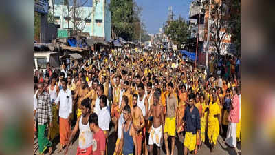 நத்தம் மாரியம்மன் கோவில் மாசி திருவிழா துவக்கம்; பத்தாயிரம் பக்தர்கள் காப்பு கட்டி விரதம்!