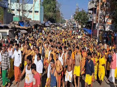 நத்தம் மாரியம்மன் கோவில் மாசி திருவிழா துவக்கம்; பத்தாயிரம் பக்தர்கள் காப்பு கட்டி விரதம்!