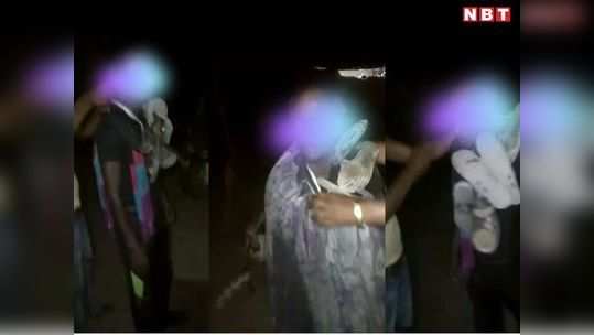 rajasthan video of villagers beating man goes viral