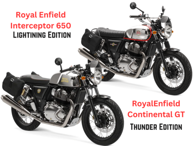 ராயல் என்பீல்ட் Interceptor, Continental GT பைக்குகளில் புது ‘Lightning Thunder Edition’ அறிமுகம்!