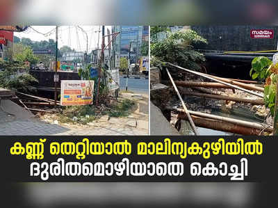 കണ്ണ് തെറ്റിയാൽ  വീഴും മാലിന്യകുഴിയിലേക്ക്;ഉടൻ പരിഹരിക്കും എന്ന് കൗൺസിലർ