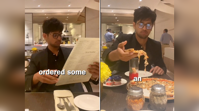 ताज हॉटेलमध्ये जेवला पण बिल देताना केला असा कांड, व्हिडीओ पाहून व्हाल शॉक