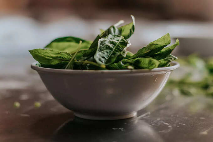 Keep the spinach Keep the spinach