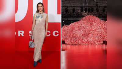 Milan Fashion Week 2023मध्ये 2 लाख  कंडोम बॉक्सचा डोंगर, डेनिम घातलेल्या मॉडेल्सवरून नजरच हटेल तर शप्पथ!
