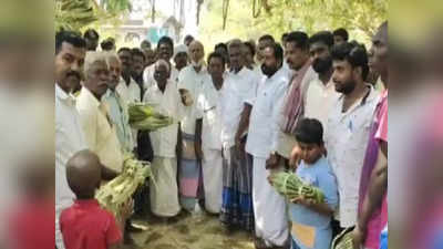 திருப்பத்தூர் அருகே பாரிவேட்டை விழா கொண்டாட்டம் - பாரம்பரிய சம்பிரதாயத்தை நிறைவேற்றிய கிராமம்