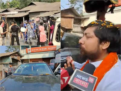 Nisith Pramanik:  কেন্দ্রীয় মন্ত্রী নিশীথ প্রামাণিকের কনভয়ে হামলা, ছোড়া হল বোমা-পাথর