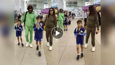 Riteish Genelia Kids: ये होते हैं संस्कार...पपाराजी को देख रितेश-जिनिलिया के बेटों ने जोड़े हाथ, दिल हारे फैन्स