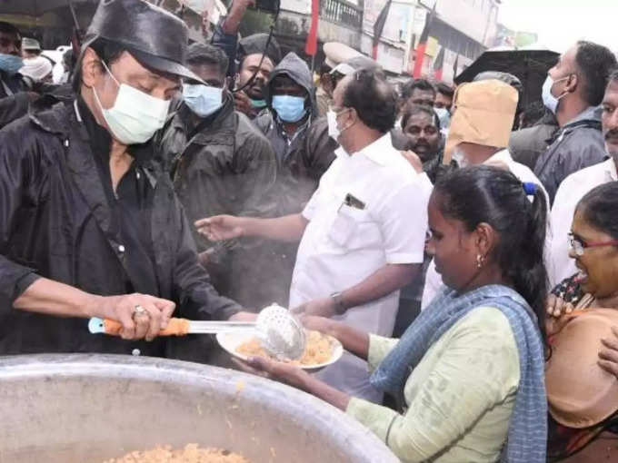 mk stalin in flood relief