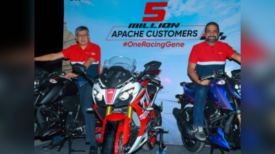 TVS Apache விற்பனை 50 லட்சத்தை கடந்தது! 2006 முதல் இளைஞர்களின் மனம் கவர்ந்த ஸ்போர்ட்ஸ் பைக்!