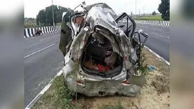 Hapur Accident: NH 9 पर रफ्तार का कहर, कैंटर में घुसी कार... चार लोगों की मौत, ऐसे हुआ दर्दनाक हादसा