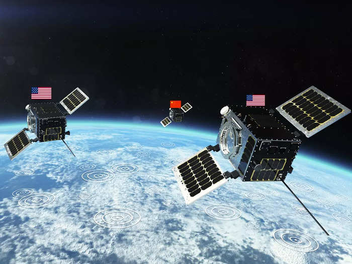US China satellites Space war