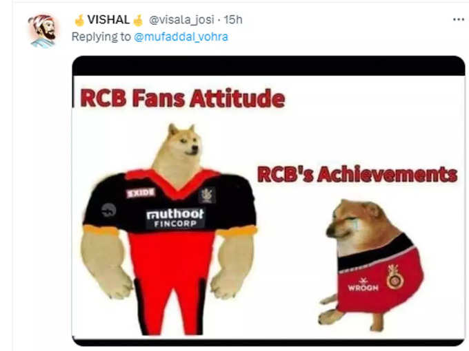 मैच हारने के बाद RCB फैंस    