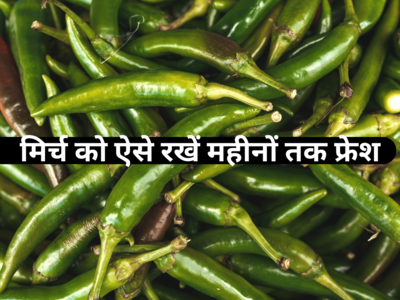 हफ्तेभर में खराब होने वाली हरी मिर्च गर्मी में महीनों तक रहेगी ताजा, जानें Green chilli को स्टोर करने का तरीका