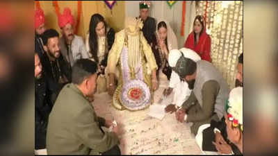 VHP અને RSSના આગેવાનોની હાજરીમાં મુસ્લિમ કપલે મંદિરમાં કર્યા લગ્ન, ચારેકોર જાગી ચર્ચા