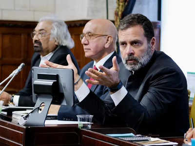 Rahul Gandhi in London: ಬಿಜೆಪಿ ಶಾಶ್ವತ, ಕಾಂಗ್ರೆಸ್ ಗೋತಾ ಎನ್ನುವುದು ಹಾಸ್ಯಾಸ್ಪದ: ಲಂಡನ್‌ನಲ್ಲಿ ರಾಹುಲ್ ಗಾಂಧಿ