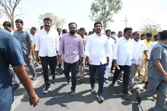 నారా లోకేష్‌ పాదయాత్రలో వంగవీటి రాధా