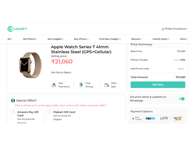 Apple Watch Series Cashify Offer
