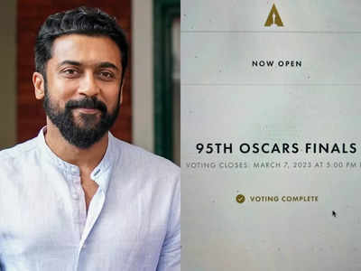 Suriya in Oscars: 95-ാം ഓസ്കറിൽ വോട്ടിംഗ് രേഖപ്പെടുത്തി തെന്നിന്ത്യൻ താരം സൂര്യ; ചരിത്രം സൃഷ്ടിച്ച് നടിപ്പിൻ നായകൻ