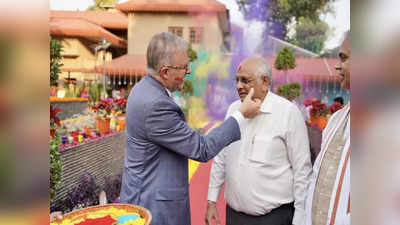 ऑस्ट्रेलिया के प्रधानमंत्री एंथनी अल्बनीज ने जमकर खेली होली, PM मोदी भी पहुंचे गुजरात