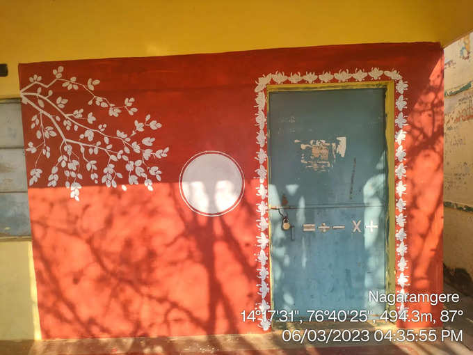 chitradurga ceo diwakar decorates few voting booths for upcoming karnataka assembly elections with maharashtras traditional worli paintings