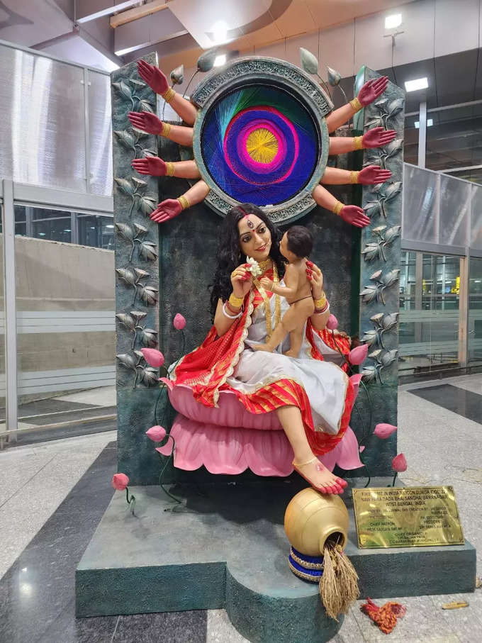 silicon durga at kolkata airport