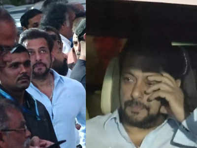 ​Salman Khan Video: नम आंखों के साथ सलमान ने दी सतीश कौशिक को विदाई, कार में आंसू छिपाते तो कभी चेहरा ढकते दिखे