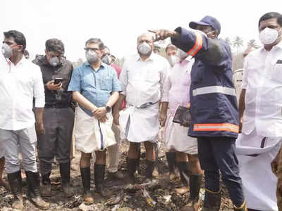 ബ്രഹ്മപുരത്തെ തീ പടർന്ന് പിടിച്ചേക്കാം, എപ്പോൾ അണയ്ക്കാൻ സാധിക്കുമെന്ന് പറയാനാകില്ല; മന്ത്രി പി രാജീവ്‌