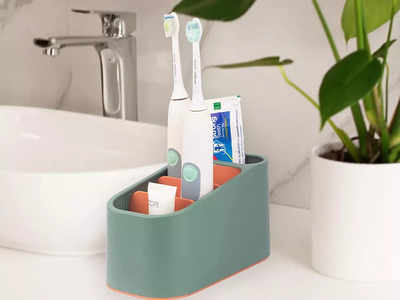ब्रश और टूथपेस्ट को एक जगह सहेज कर रखने के लिए इस्तेमाल करें Tooth Brush Stand, शुरुआती कीमत है काफी कम