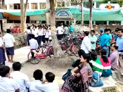 DA Protest News : DA-র ধর্মঘটে সামিল হওয়ার জের, পূর্ব মেদিনীপুরে স্কুলে ঢুকতে বাধা শিক্ষকদের