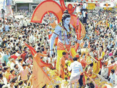Ram Navami BJP Rally : রামনবমীতে মিছিল, পদ্মের পুরনো অঙ্কে তোপ অন্যদের