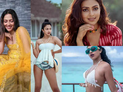 Amala Paul: அடங்க மாட்டாங்க போல... பிகினி உடையில் கடற்கரையில் செம்ம ஆட்டம் போட்ட அமலா பால்!