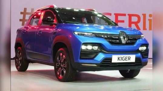 renault show case kiger suv car in india