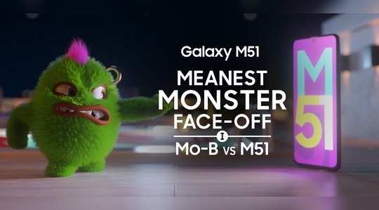 round one goes to samsungm51 in the meanest monster face off