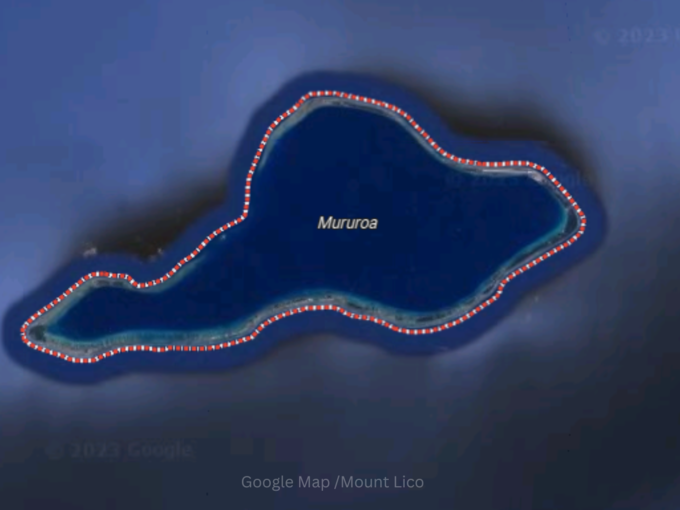 ​முருரோவ் தீவு (Mururoa Island)​