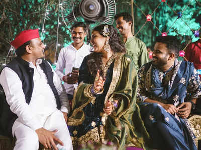 Swara Bhasker Wedding: स्वरा भास्कर के प्री-वेडिंग फंक्शन में पहुंचे अखिलेश यादव, तस्वीरों में देखिए कैसी थी शाम