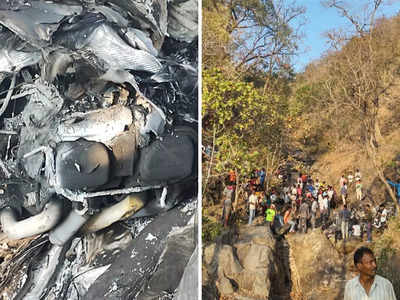 बालाघाट में ट्रेनी एयरक्राफ्ट क्रैश, पायलट और इंस्ट्रक्टर जिंदा जले