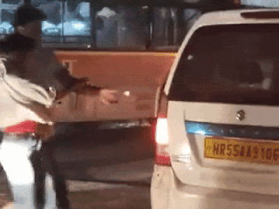 बीच सड़क लड़की को पीटा, बाल पकड़कर गाड़ी में धकेला... दिल्‍ली का यह वीडियो हैरान करने वाला है