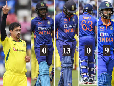 Mitchell Starc IND vs AUS: W, W, W, W... गिल, रोहित, सूर्या और फिर केएल राहुल का शिकार, आयरनमैन मिचेल स्टार्क ने उड़ाई टीम इंडिया की धज्जियां