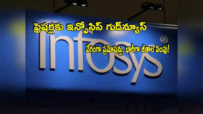 ఐటీ దిగ్గజం Infosys కీలక నిర్ణయం.. ఎగిరిగంతేస్తున్న ఫ్రెషర్లు.. గతంలో కన్నా వేగంగా.. !