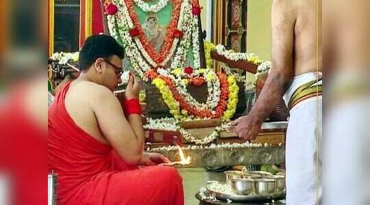 ಅರಮನೆಯಲ್ಲಿ ವೈಭವೋಪೇತವಾಗಿ ನಡೆದ ಸರಸ್ವತಿ ಪೂಜೆ