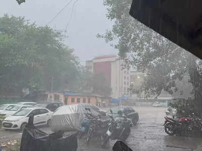 मुंबई, ठाण्यात अवकाळी पावसाची तुफान बॅटींग; ढगांच्या गडगडाटासह जोरदार पाऊस सुरू