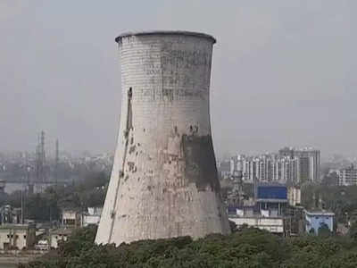 Surat Tower Demolition: सिर्फ आठ सेकेंड में जमींदोज हो गया 85 मीटर ऊंचा टाॅवर, देंखे