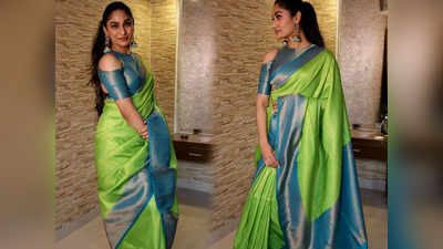 Light Green Silk Saree के धागे धागे में मौजूद चमक और मजबूती इन्हें देगी सालों साल पहनने की काबिलियत