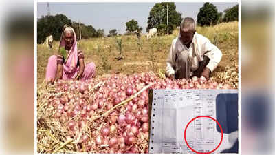 ३५०० हजार किलो कांदा विकला, शेतकऱ्याच्या हातात रुपया नाही, उलट व्यापाऱ्याने १८०० मागितले, अख्खं कुटुंब रात्रभर रडलं...