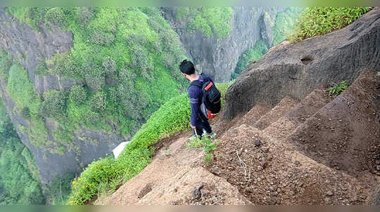 watch video of kalavantin durg 80 degree rock cut stairs adventurous trek in maharashtra india