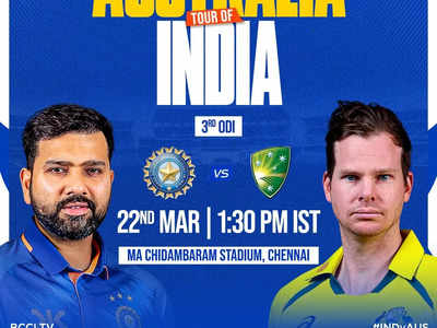 IND vs AUS 3rd ODI Live: ಮೂರು ವಿಕೆಟ್‌ ಕಿತ್ತ ಹಾರ್ದಿಕ್ ಪಾಂಡ್ಯ!