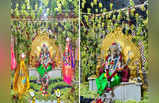 रविवार कारंजावरील चांदीच्या गणपती मंदिरात द्राक्षांची खास आरास, गुढीपाडव्यानिमित्त सजला गाभारा
