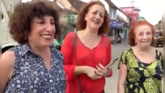 israeli women speaking malayalam fluently after many years